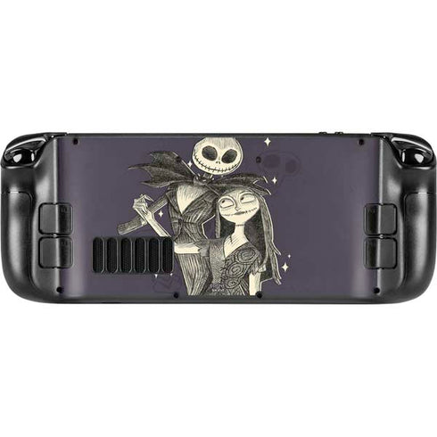 Disney The Nightmare Before Christmas Jack and Sally Art Steam Deck Handheld Gaming Computer Skin